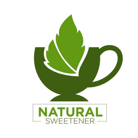 Natural sweetener logoのイラスト素材