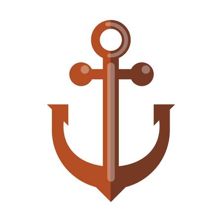 Simple rusty anchor.