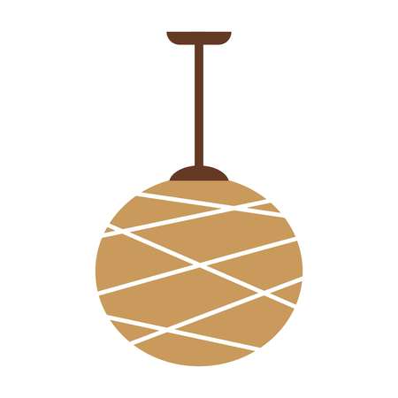 Designed beige lampのイラスト素材