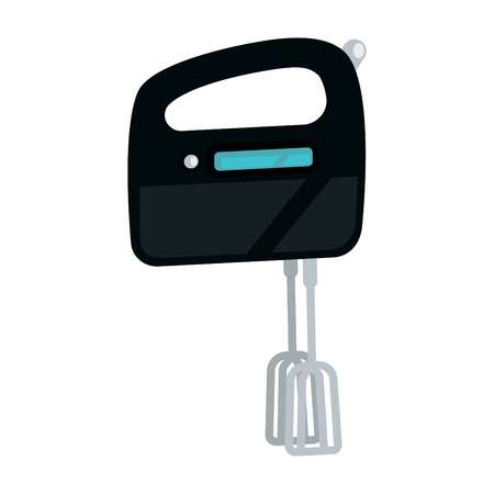 Vector illustration of black colored mixerのイラスト素材