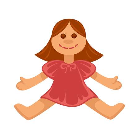 Little doll toyのイラスト素材