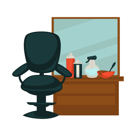 Chair in beauty salonのイラスト素材