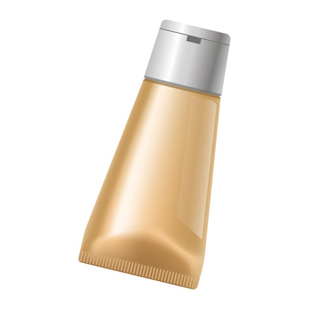 Tube with makeup cosmetics illustration.のイラスト素材