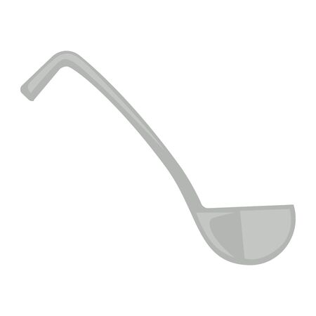 Simple metal ladleのイラスト素材