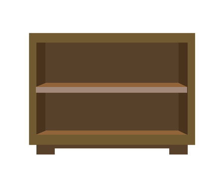 Wooden bedside chestのイラスト素材