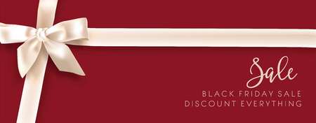 Black Friday sale discount promo offer poster or advertising flyer and coupon.のイラスト素材