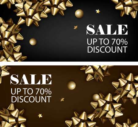 Sale discount for everything promo offer bannerのイラスト素材