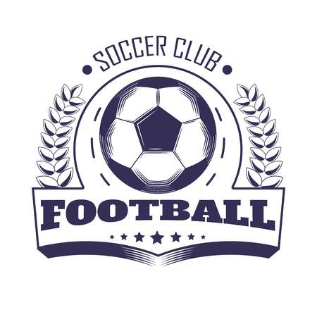 Soccer club icon emblemのイラスト素材
