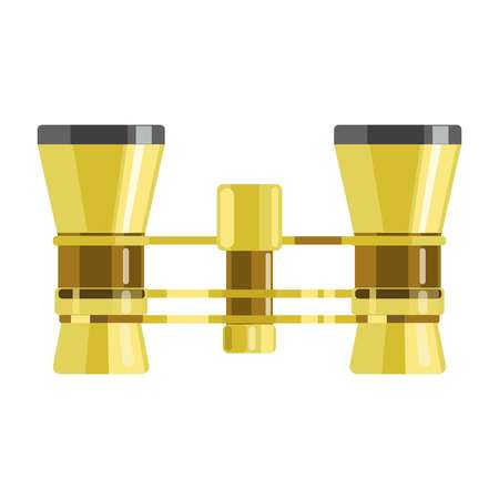 Binoculars or opera glasses vector iconのイラスト素材