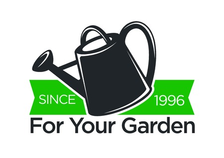 Gardener shop vector icon for gardeningのイラスト素材