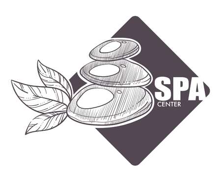 Spa and beauty, cosmetic procedures, aromatherapy in salon vector.のイラスト素材