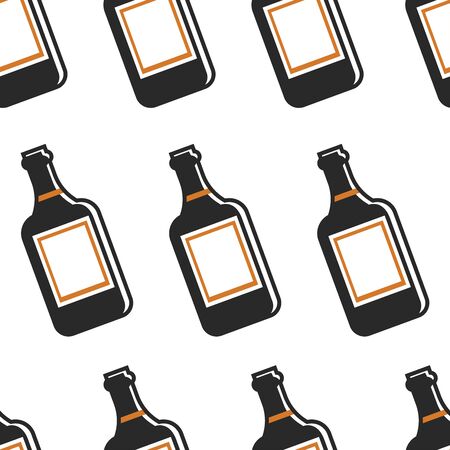 Portwine alcohol drink Portugal symbol seamless patternのイラスト素材