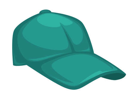 Baseball cap stylish accessory for women outfit additionのイラスト素材