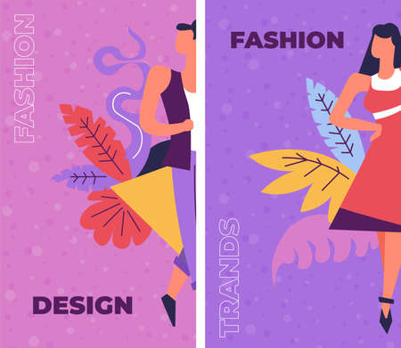 Fashion and design, courses on creative art vectorのイラスト素材