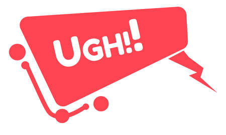 Ugh expression disgusting or upsetting emotionのイラスト素材