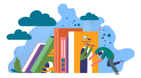 Self education improvement, development of skillのイラスト素材