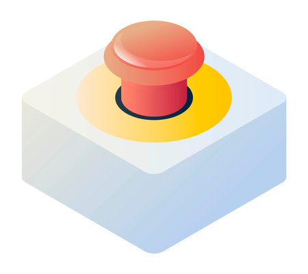 On and off button, switcher on electronic deviceのイラスト素材