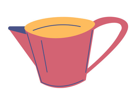 Cooking and brewing coffee, pitcher pot vectorのイラスト素材