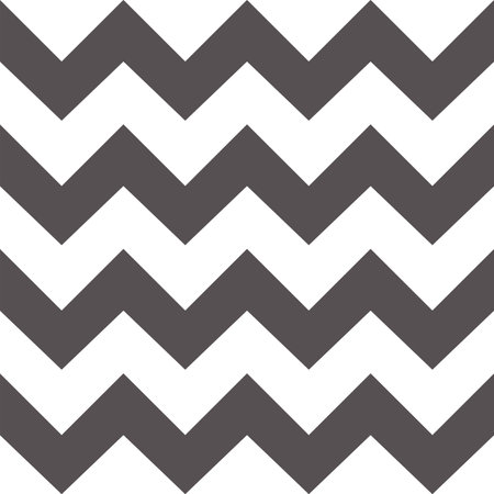 Zig zags decorative adornment. Geometric motif, curved lineのイラスト素材