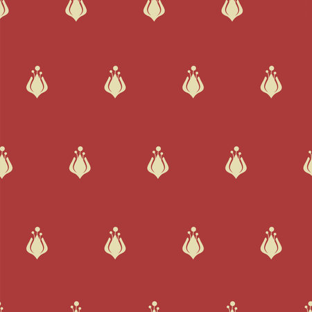 Elegant vintage floral design with plants vectorのイラスト素材