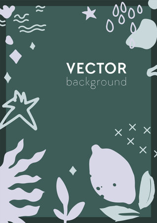 Vector background, flourishing and decorationのイラスト素材