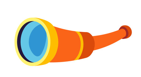 Monocular optical instrument for zooming obectsのイラスト素材