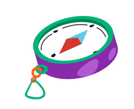 Compass instrument for naval adventures vectorのイラスト素材