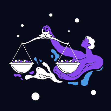 Libra Zodiac Sign Vector Illustration