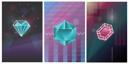 Abstract Geometric Art Posters vector