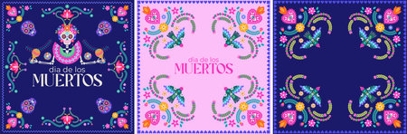 Folk Birds Day Of Dead