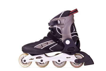 Boot for inline skating. Isolated on white background.の写真素材