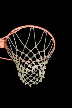 Basket  Ball Hoop at Nightの写真素材