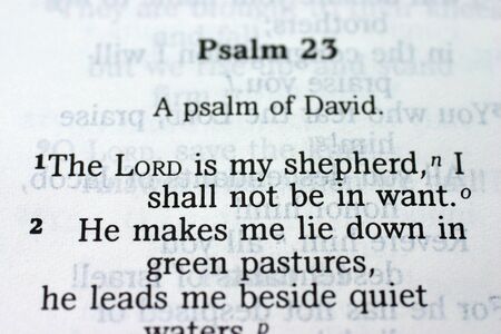 Psalm 23の写真素材
