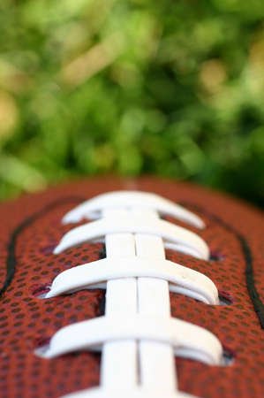 Up Close Footballの写真素材