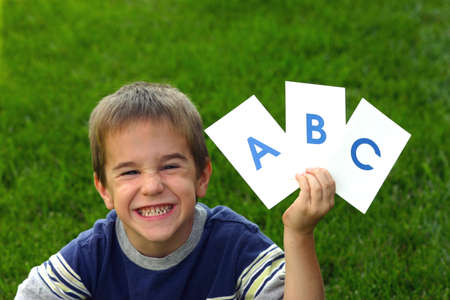 Boy Making A Face About Learningの写真素材