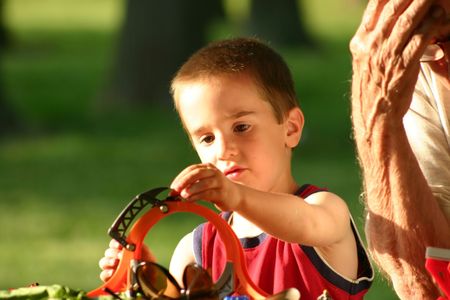 Boy Playingの写真素材