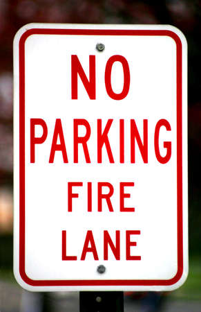 No Parking Signの写真素材