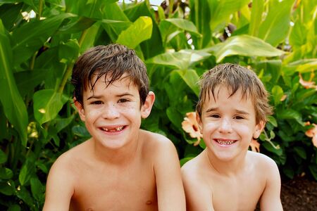 Boys in the Summerの写真素材