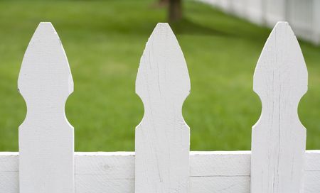 White Picket Fenceの写真素材