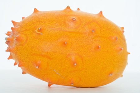 Kiwano or African Horned Melonの写真素材