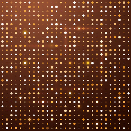 Disco background with glowing dots.のイラスト素材