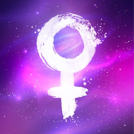 Vector illustration of woman symbolのイラスト素材