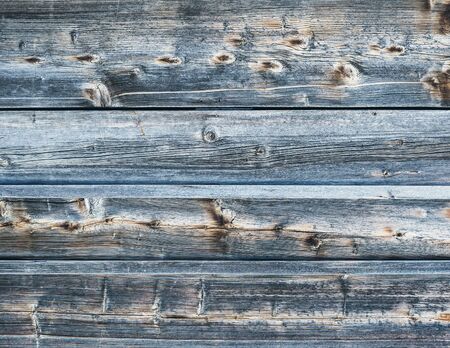 Old rough discolored wooden texture background