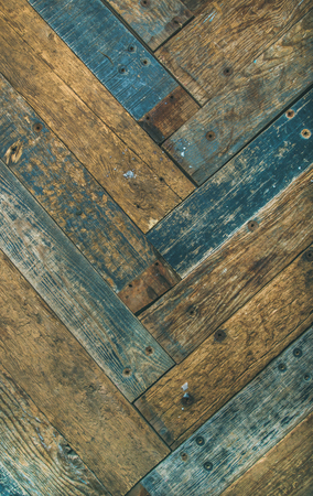 Reclaimes rustic wooden barn door, wall or table texture, background and wall, vertical compositionの写真素材