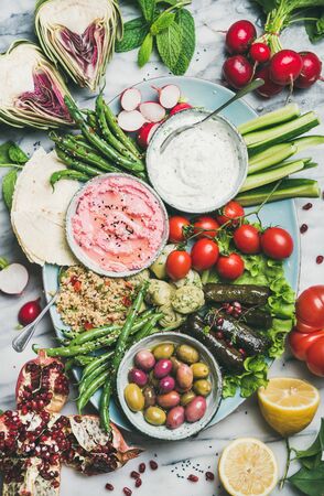 Healthy vegan snack set.の写真素材