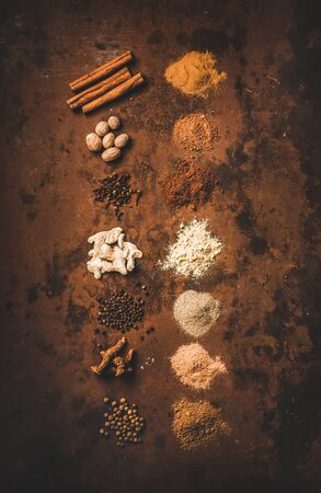 Turkish seven spice Yedi Bahar mix.の写真素材