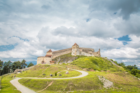 Rasnov fortress in the heart of Transylvaniaのeditorial素材