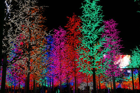 i-city light treeの写真素材