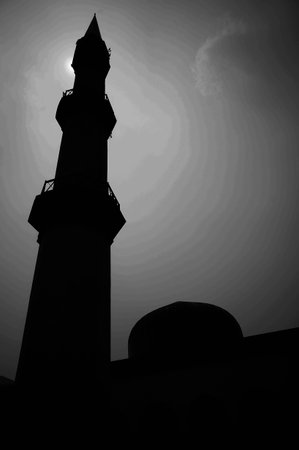 Mosque Backlightの写真素材