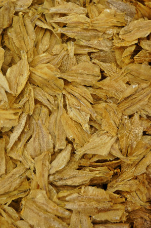 bleary dried small fish